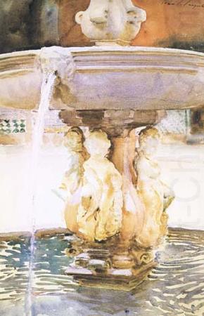 Spanish Fountain (mk18), John Singer Sargent